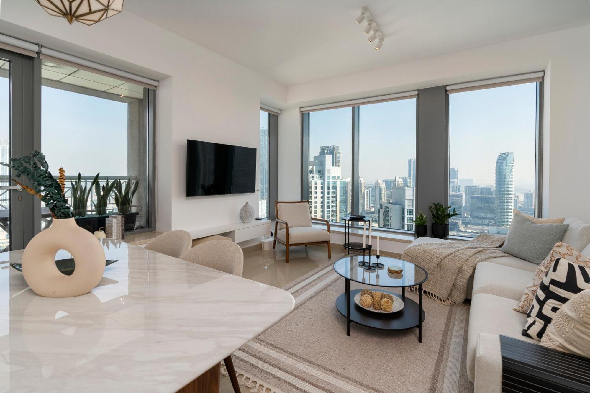 Prestige Living 2Br With Full Burj Khalifa And Fountain View By Auberge Dubai Exterior photo
